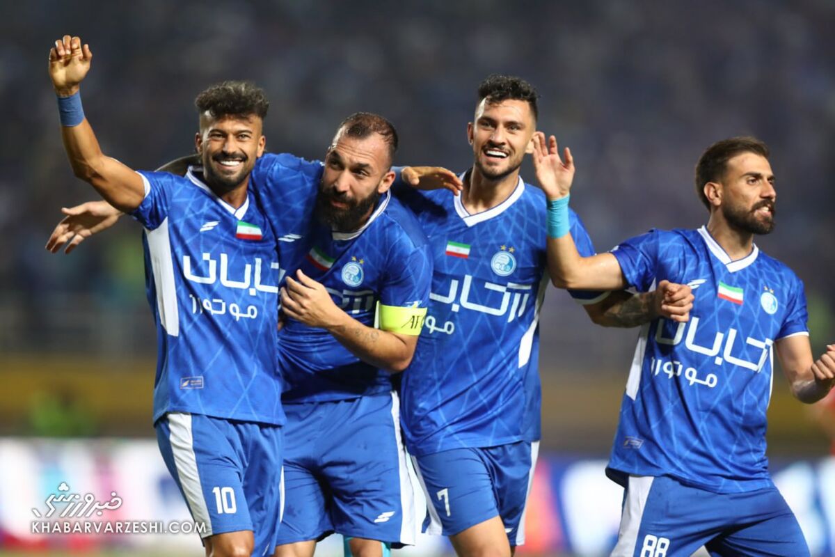 فریم به فریم با پرواز چشمی و شادی گل استقلال +عکس