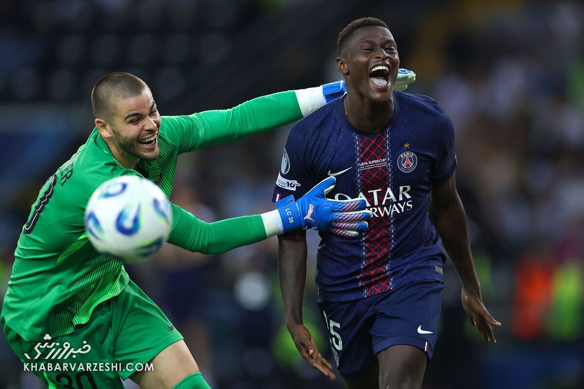 ویدیو| ضربات پنالتی پاری سن ژرمن – تاتنهام؛ سوپرکاپ اروپا ۲۰۲۵ ویدیو| ضربات پنالتی پاری سن ژرمن – تاتنهام؛ سوپرکاپ اروپا ۲۰۲۵