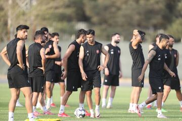 گزارش تصویری| تمرین غروب جمعه پرسپولیس در آستانه شروع لیگ برتر