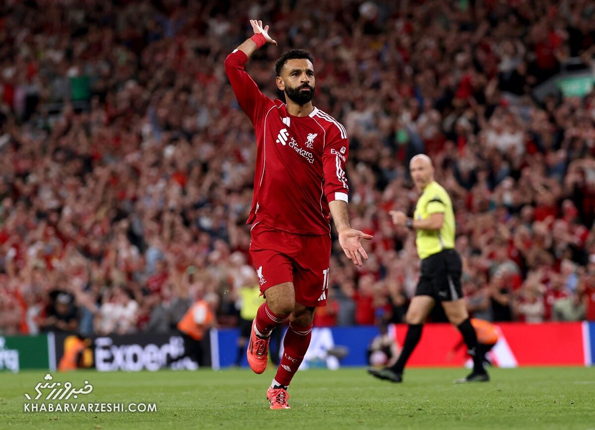 محمد صلاح بعد از گل به بورنموث