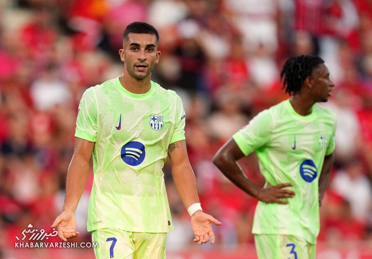 پیروزی بارسلونا در شب کابوس وار مایورکا/ گل جنجالی و ۹نفره شدن میزبان