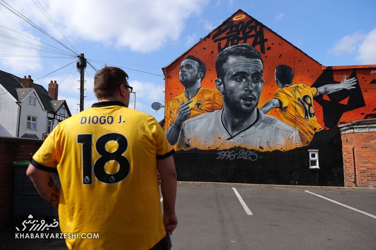 اشکهای همسر و والدین دیوگو ژوتا در ورزشگاه؛ گرامیداشت ویژه برای ستاره محبوب +تصاویر