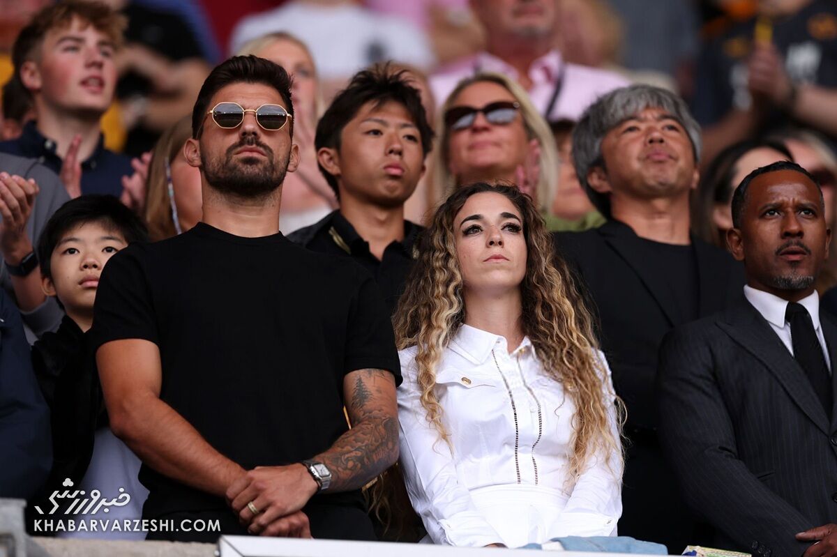 اشکهای همسر و والدین دیوگو ژوتا در ورزشگاه؛ گرامیداشت ویژه برای ستاره محبوب +تصاویر