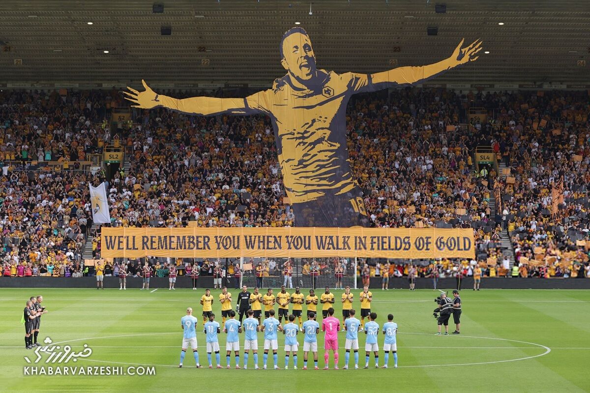 اشکهای همسر و والدین دیوگو ژوتا در ورزشگاه؛ گرامیداشت ویژه برای ستاره محبوب +تصاویر