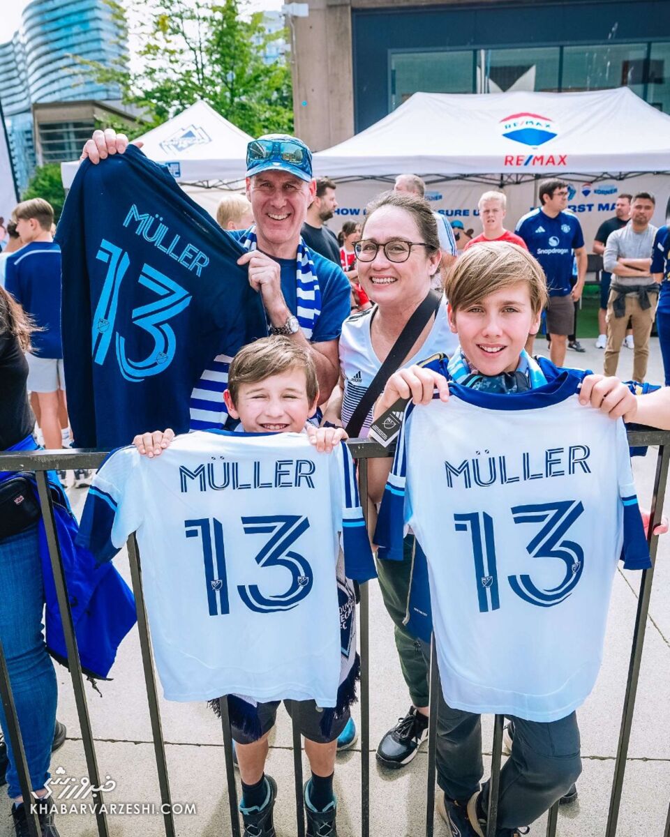 اولین بازی توماس مولر در کانادا