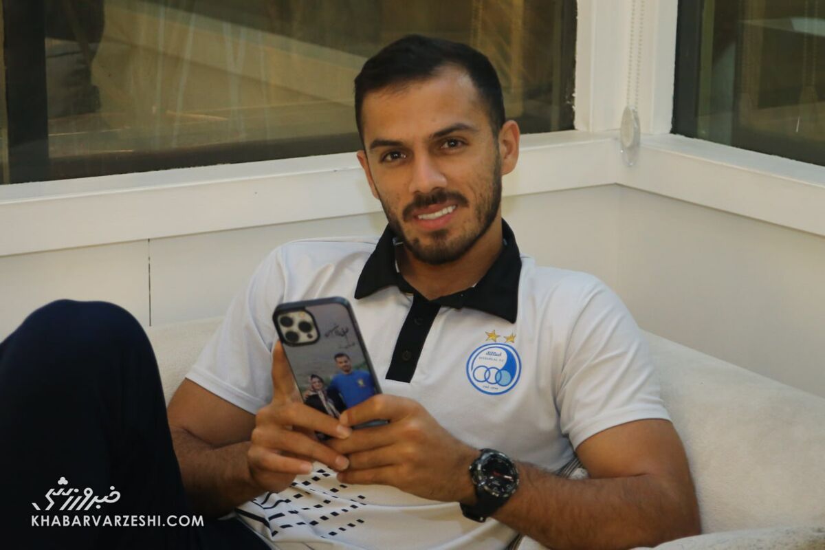 عشق به مادربزرگ به سبک ابوالفضل جلالی، مدافع استقلال +عکس