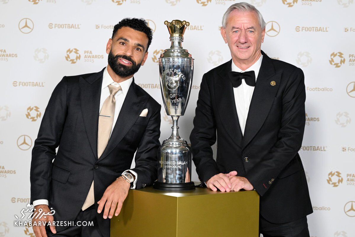 محمد صلاح برنده جایزه بهترین بازیکن فصل ۲۰۲۵-۲۰۲۴ لیگ برتر انگلیس