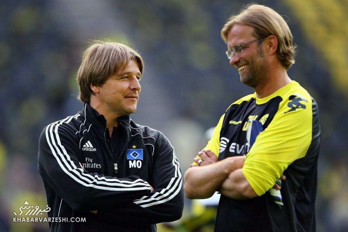 مربی جدید پرسپولیس در کنار یورگن کلوپ + عکس