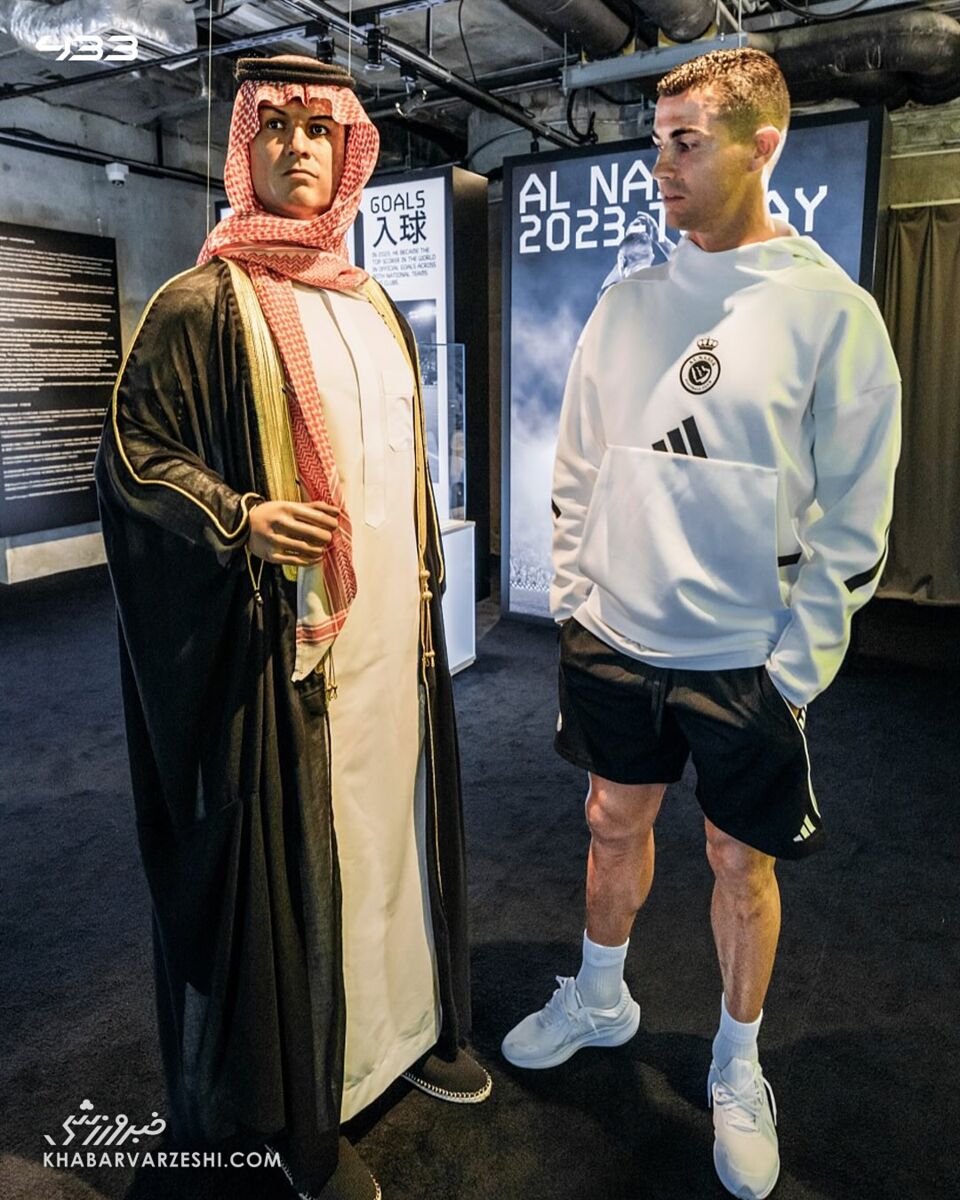 بازدید کریستیانو رونالدو از موزه CR7 در هنگ‌کنگ