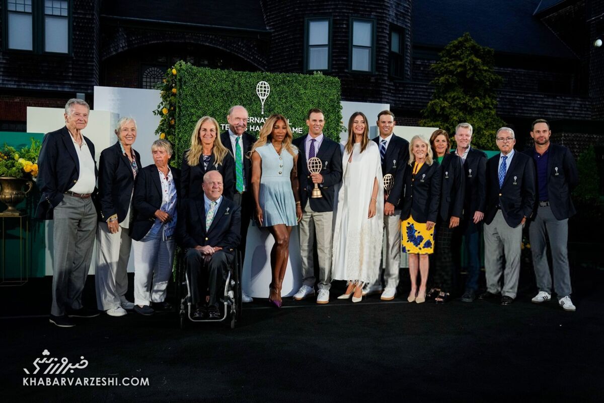 مراسم معرفی ماریا شاراپووا به تالار مشاهیر