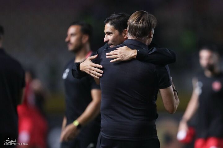 وحید هاشمیان و میشائیل اوینینگ؛ سپاهان - پرسپولیس