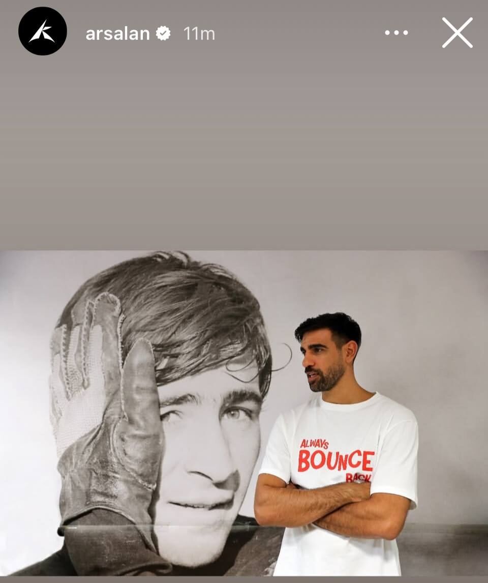 استوری ارسلان کاظمی