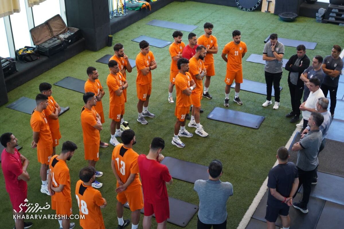 تمرین تیم ملی در کافا