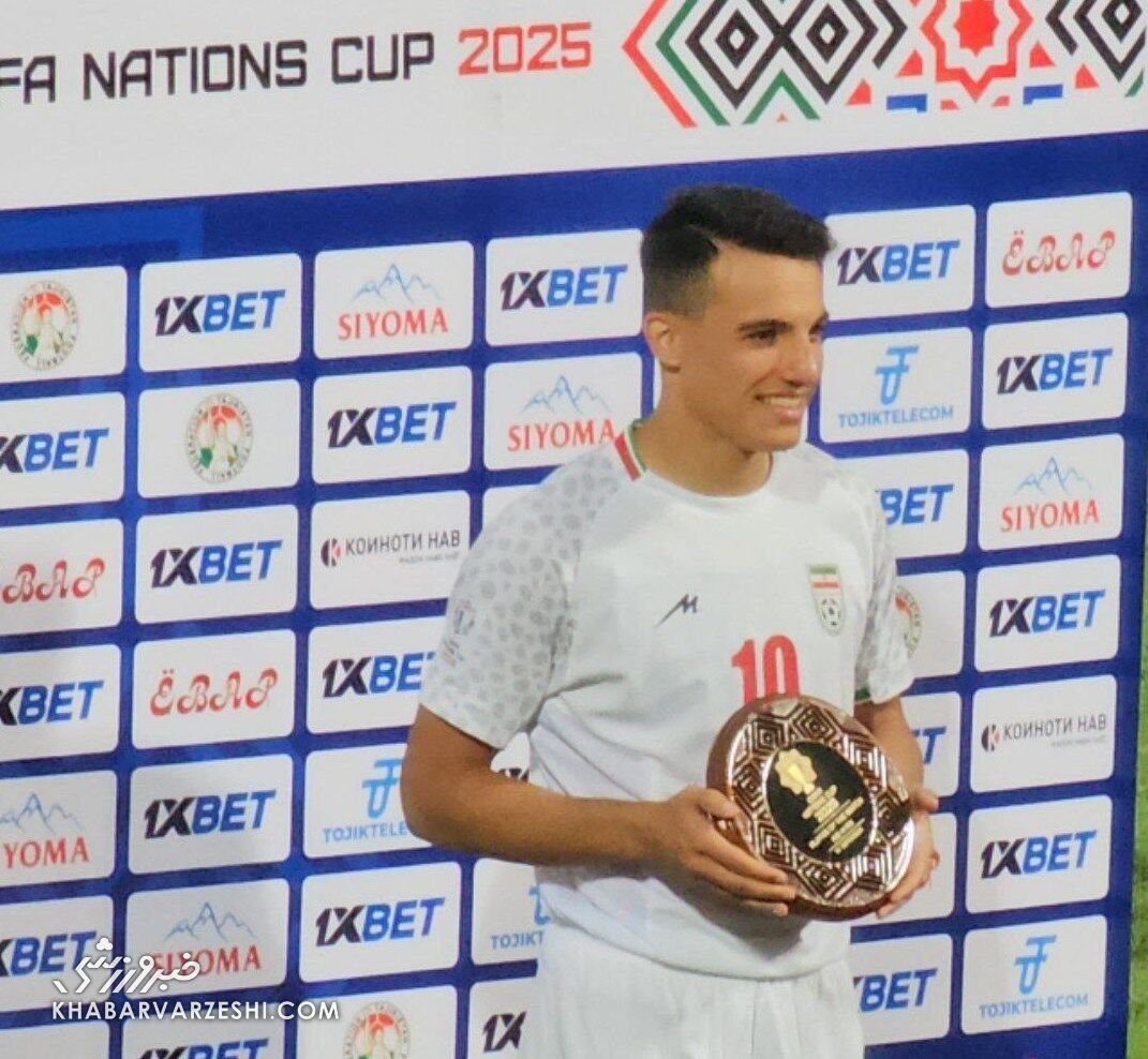 بهترین بازیکن ایران - هند انتخاب شد +عکس