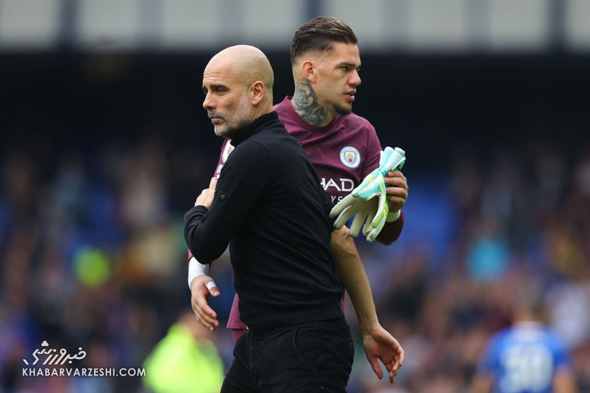 پپ گواردیولا و ادرسون