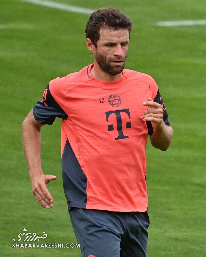توماس مولر در کمپ تمرینی بایرن مونیخ