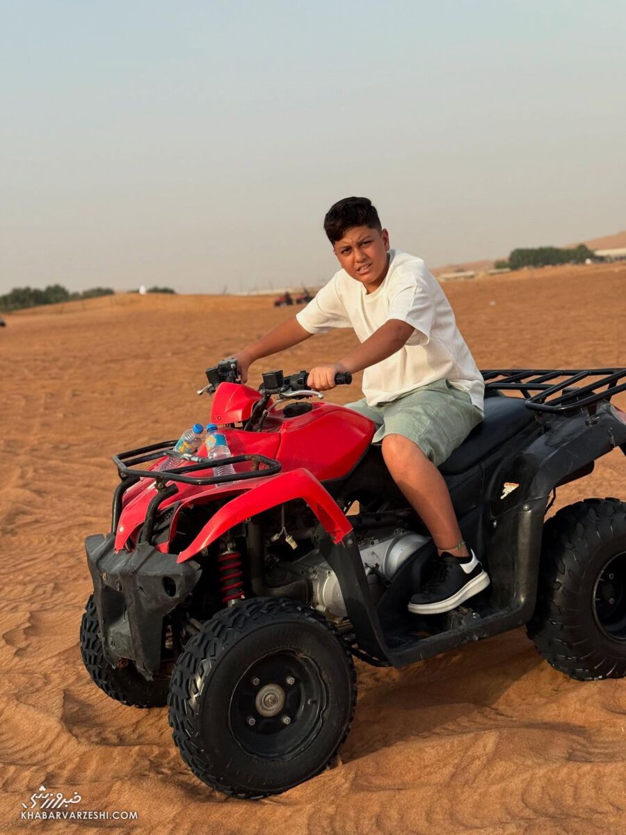 ترفند بیرانوند برای فراموشی تلخیها +عکس