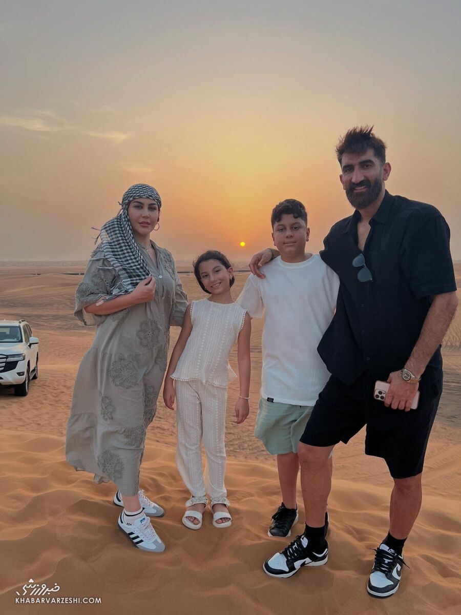 ترفند بیرانوند برای فراموشی تلخیها +عکس