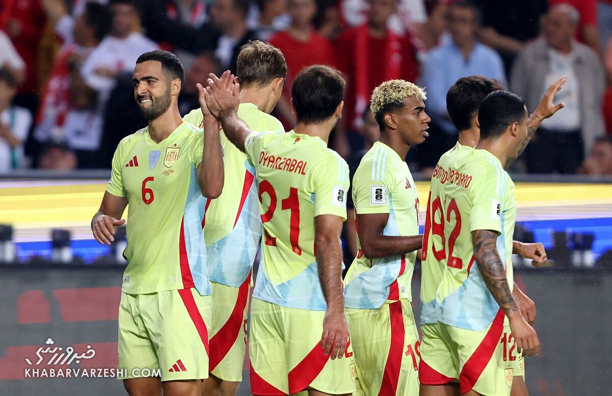 ترکیه ۰ – اسپانیا ۶/ زلزله قهرمان یورو در انتخابی جام جهانی/ اسپانیا، ترکیه را قورت داد! ترکیه ۰ – اسپانیا ۶/ زلزله قهرمان یورو در انتخابی جام جهانی/ اسپانیا، ترکیه را قورت داد!