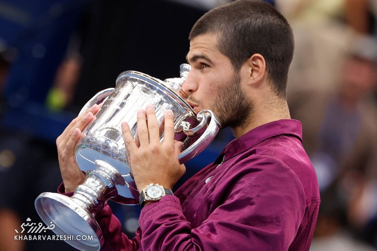 رکورد ۵ میلیون دلاری در حضور ترامپ و گواردیولا +تصاویر کارلوس آلکاراس