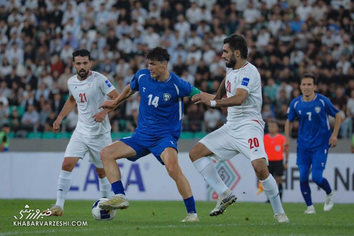 ویدیو| سنگ‌تمام VAR برای ازبک‌ها؛ تبدیل قرمز به زرد!