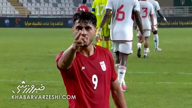 ویدیو| ضربه سر تماشایی سحرخیزان روی سانتر حسین‌نژاد/ گل دوم تیم ملی امید به امارات