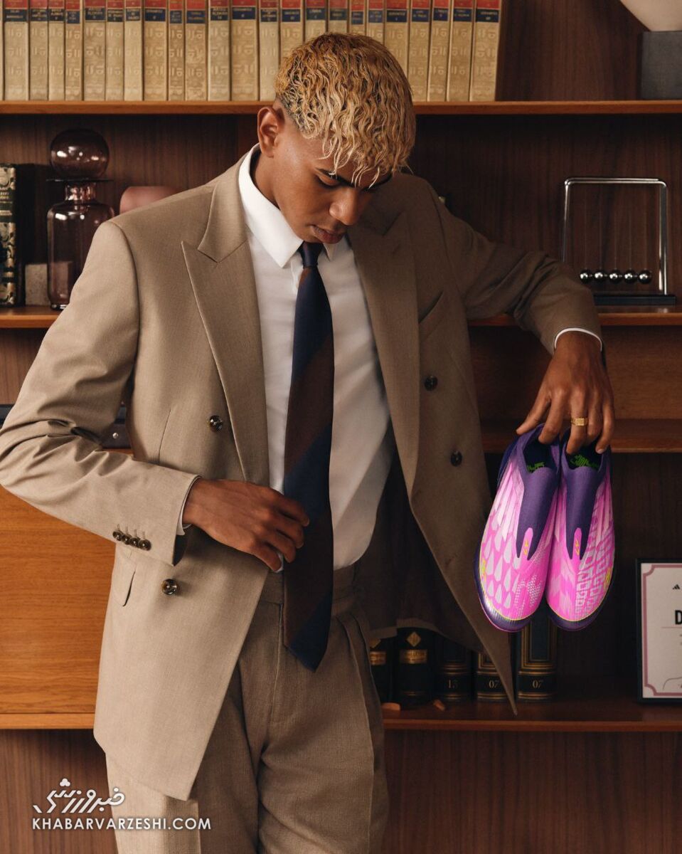 رونمایی آدیداس از کفش اختصاصی جدید لامین یامال +تصاویر