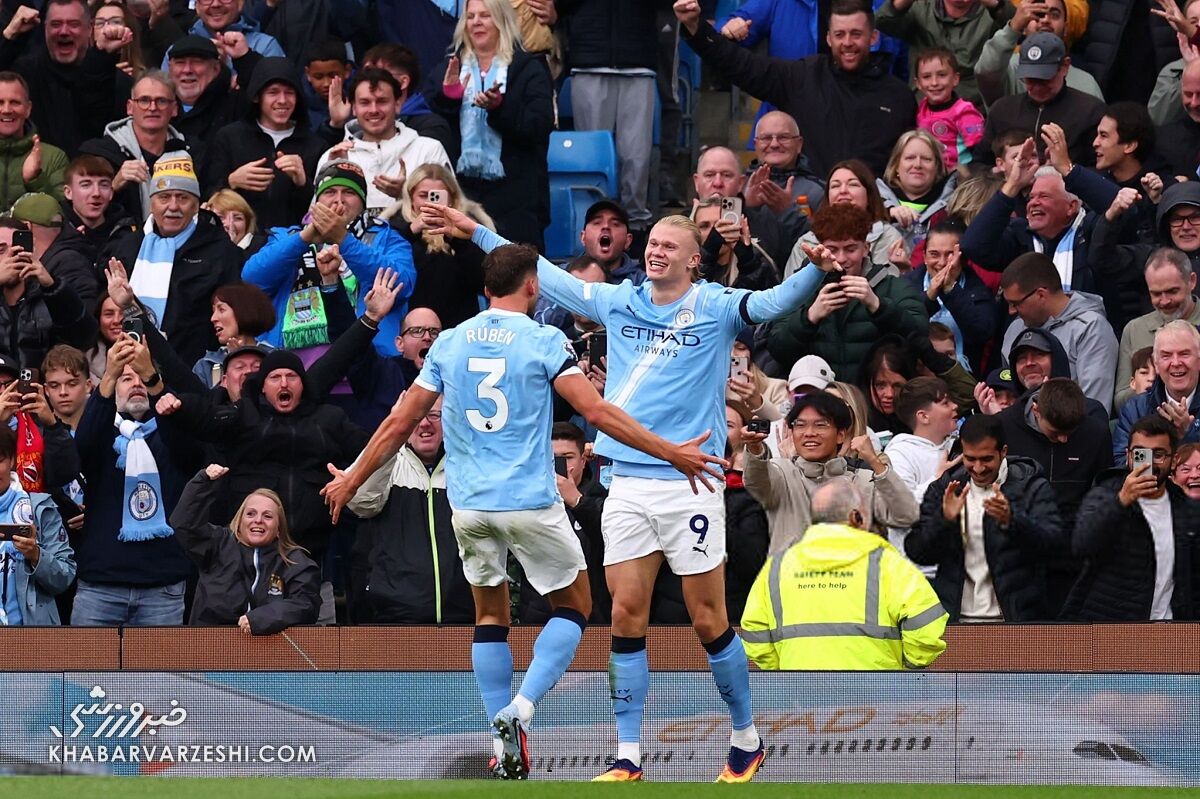 برنده دربی با فیل و بچه غول!/ منچستریونایتد در خانه منچسترسیتی تحقیر شد