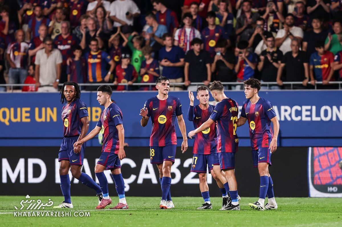 بارسا بدون یامال ترسناکتر شد!/ گلباران والنسیا با هتتریک در دبل گلزنی