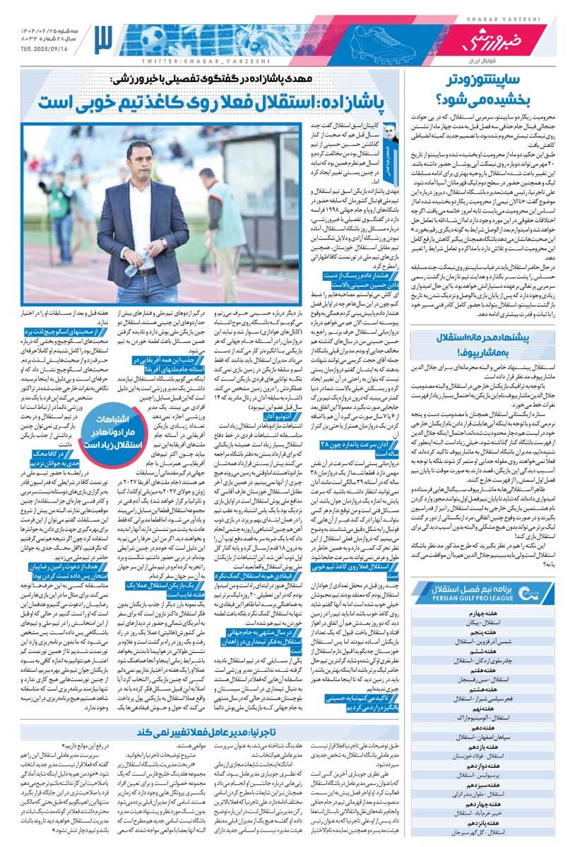 غوغای کشتی ایران در جهان/ روزنامه خبرورزشی را رایگان بخوانید