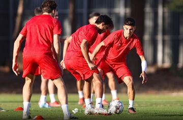 تمرین متنوع پرسپولیس پیش از بازی با اردکانی‌ها