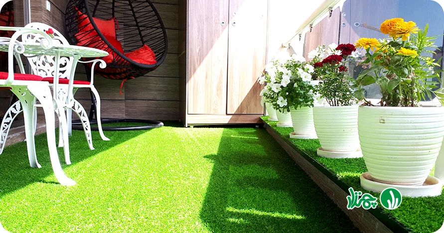 چمن مصنوعی برای تراس