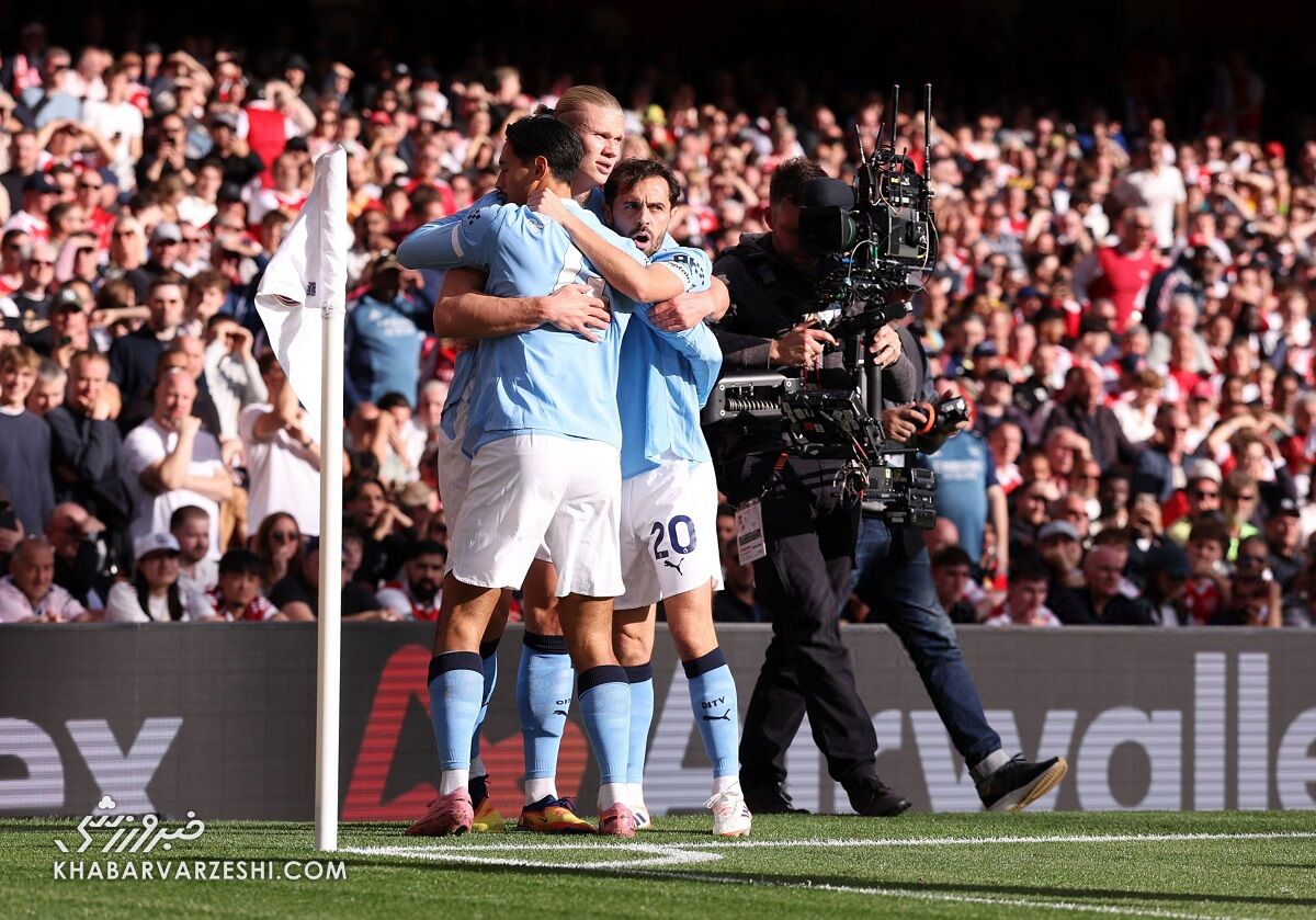 آرسنال ۱ - منچسترسیتی ۱/ گواردیولا در طلسم شاگرد ماند! +عکس