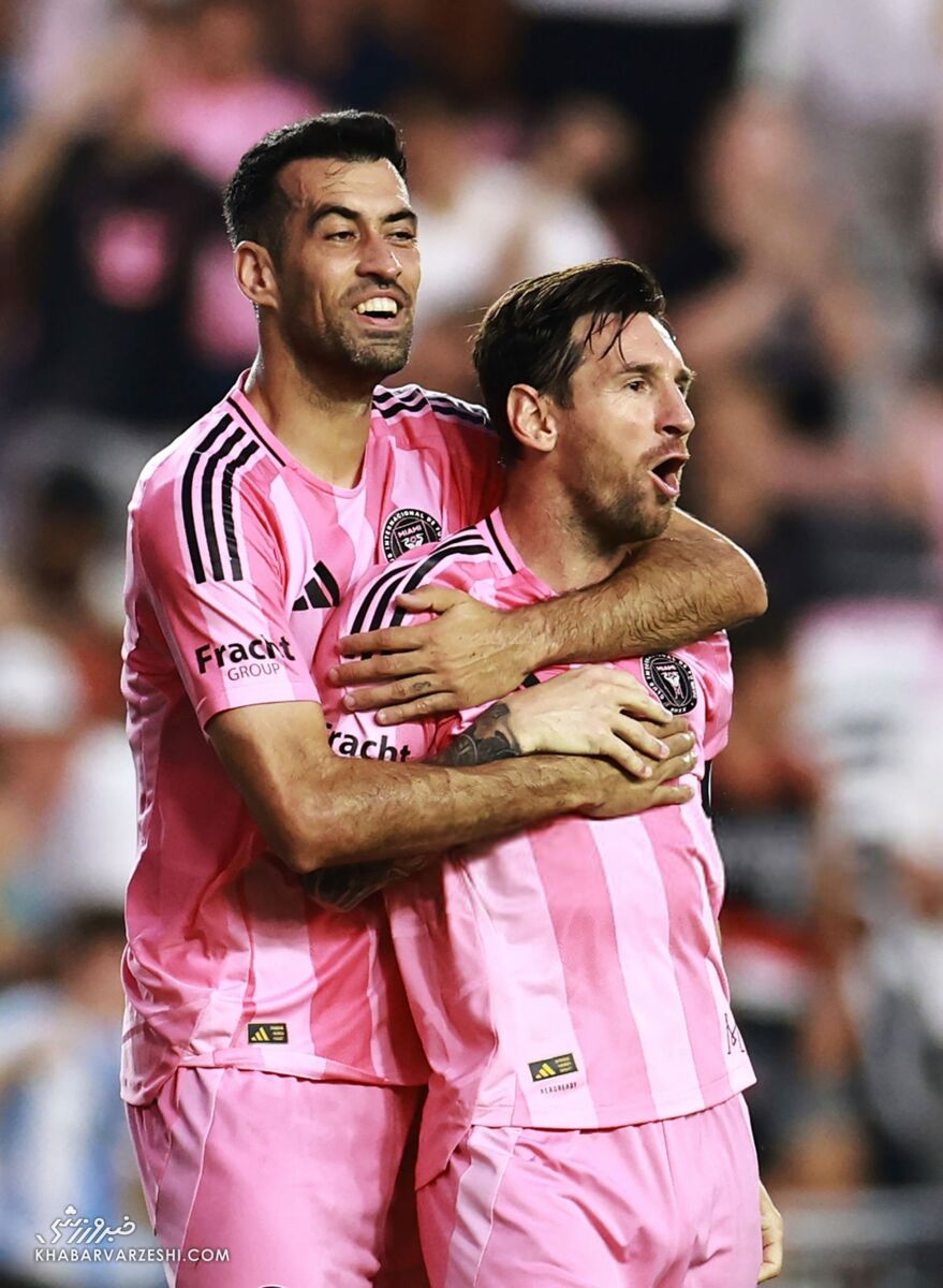 لیونل مسی و سرخیو بوسکتس