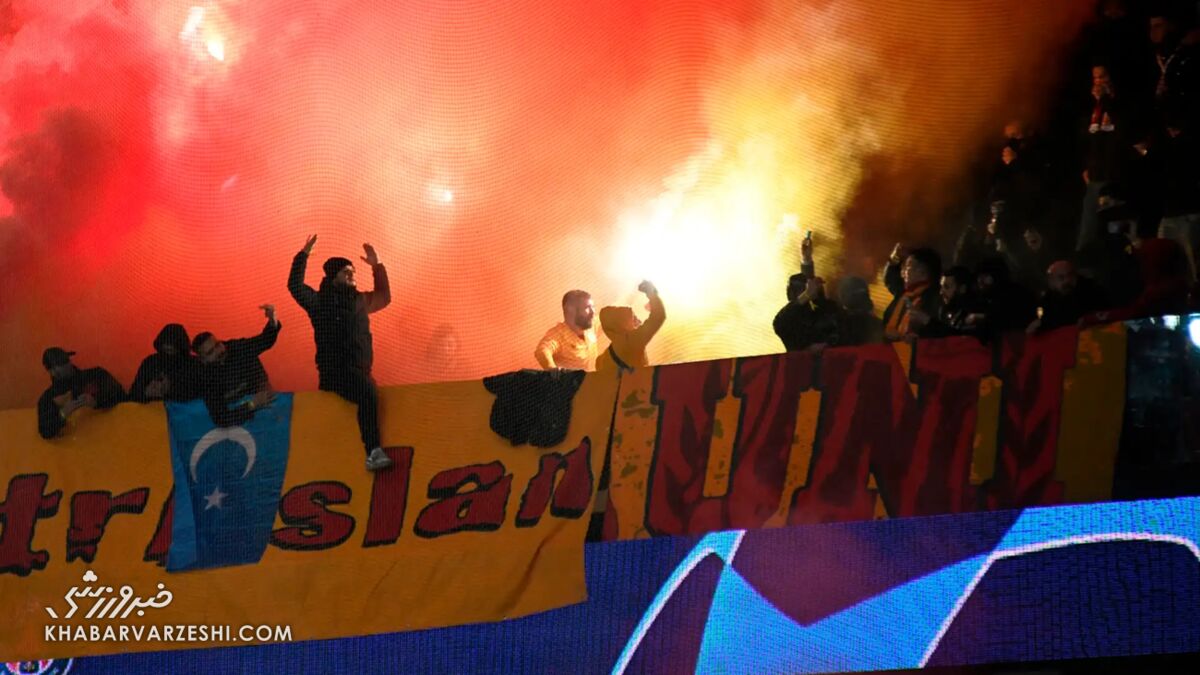 جو طوفانی ورزشگاه گالاتاسرای