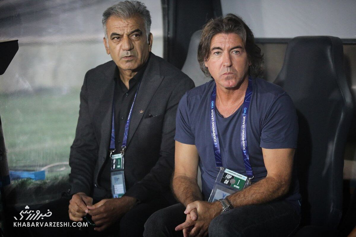 عکس| ساپینتو بالاخره در تهران روی نیمکت استقلال نشست