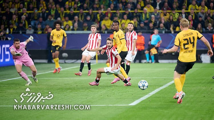 ویدیو| خلاصه بازی دورتموند ۴ – اتلتیک بیلبائو ۱؛ پیوند دورتموند با عدد ۴ ویدیو| خلاصه بازی دورتموند ۴ – اتلتیک بیلبائو ۱؛ پیوند دورتموند با عدد ۴