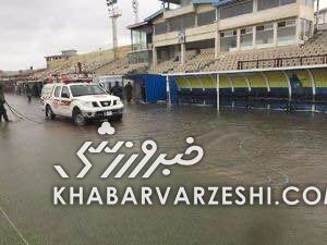 ویدیو| وضعیت بحرانی ورزشگاه قایقران در آستانه دیدار ملوان – خیبر