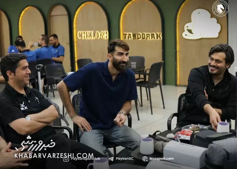 دیدار بازیکنان پیکان و بیرانوند