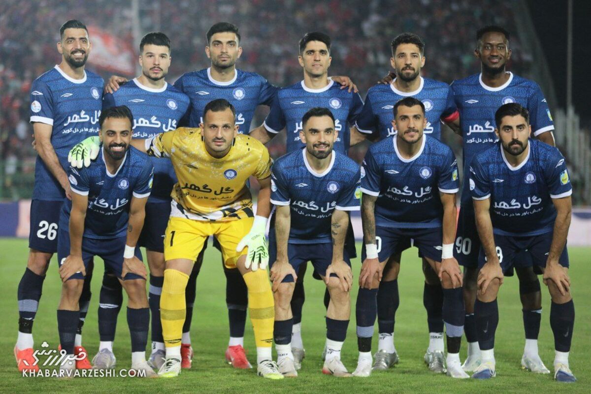 عکس تیمی گل‌گهر مقابل پرسپولیس