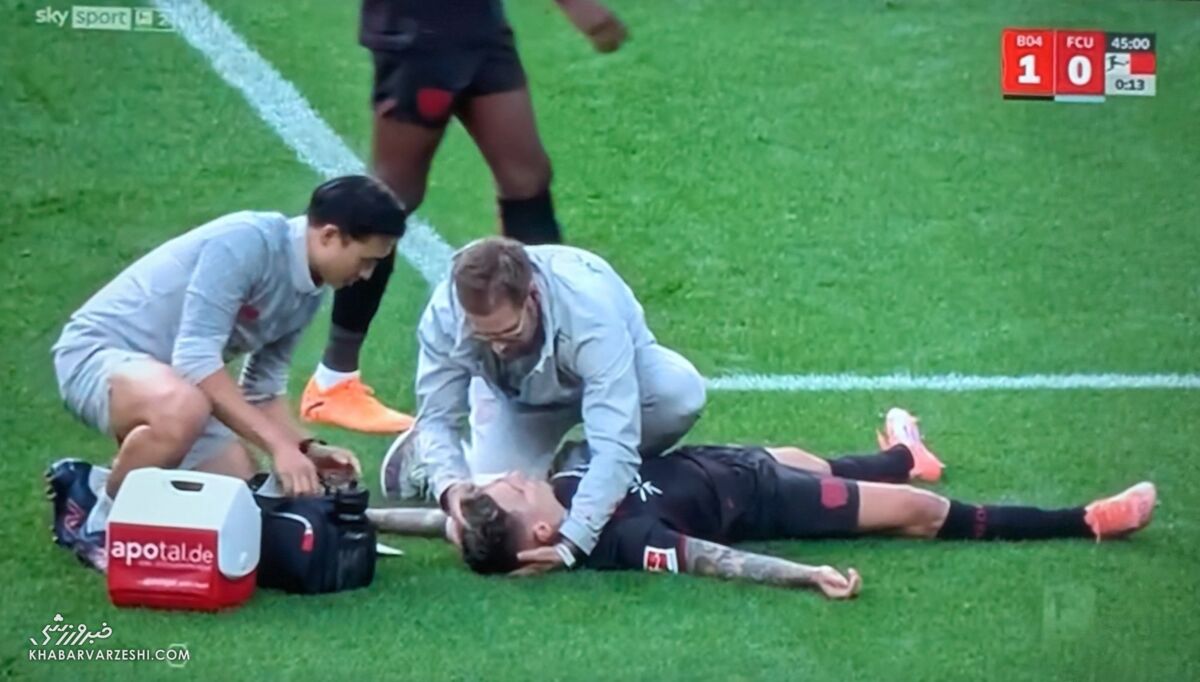 وحشت در بوندسلیگا و شوک به تیم ملی اسپانیا؛ فواره خون روی سر ستاره فوتبال +عکس
