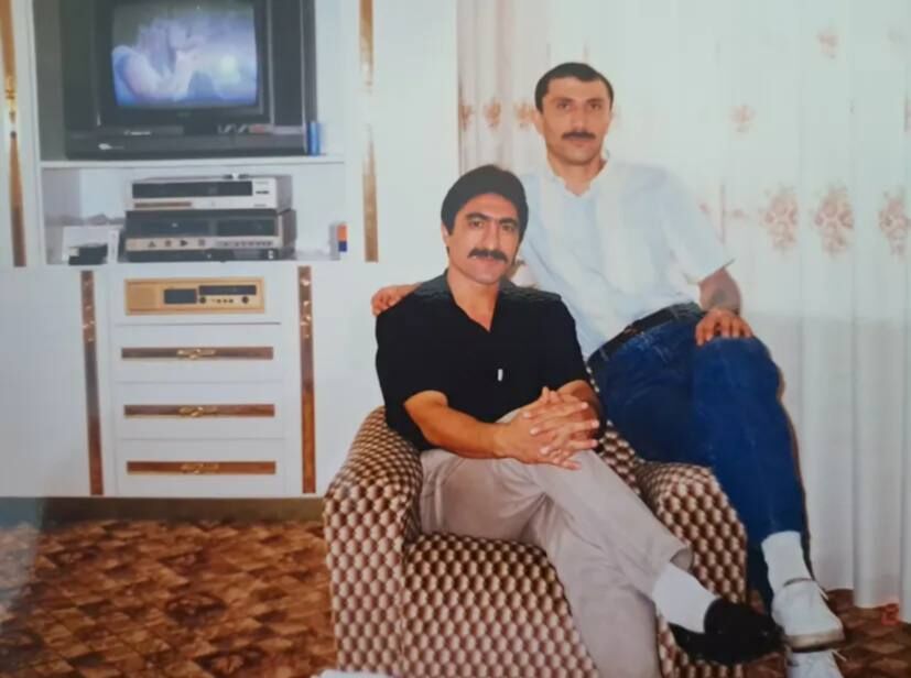 عکس قدیمی ناصر محمدخانی و حمید درخشان