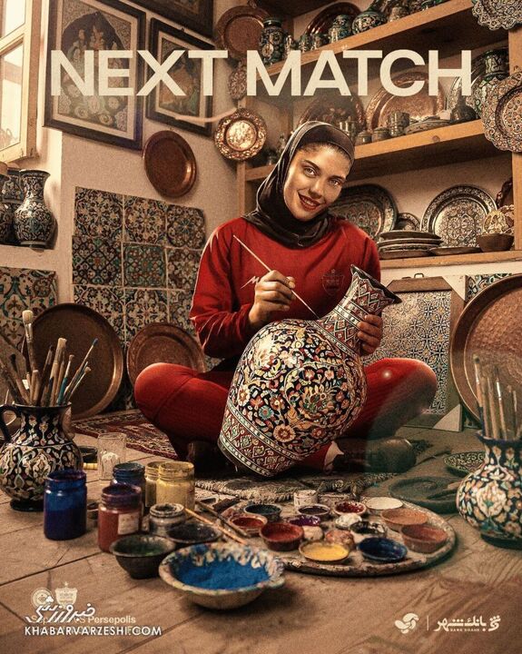 پوستر خاص پرسپولیس برای اولین نبرد زنان با سپاهان +عکس