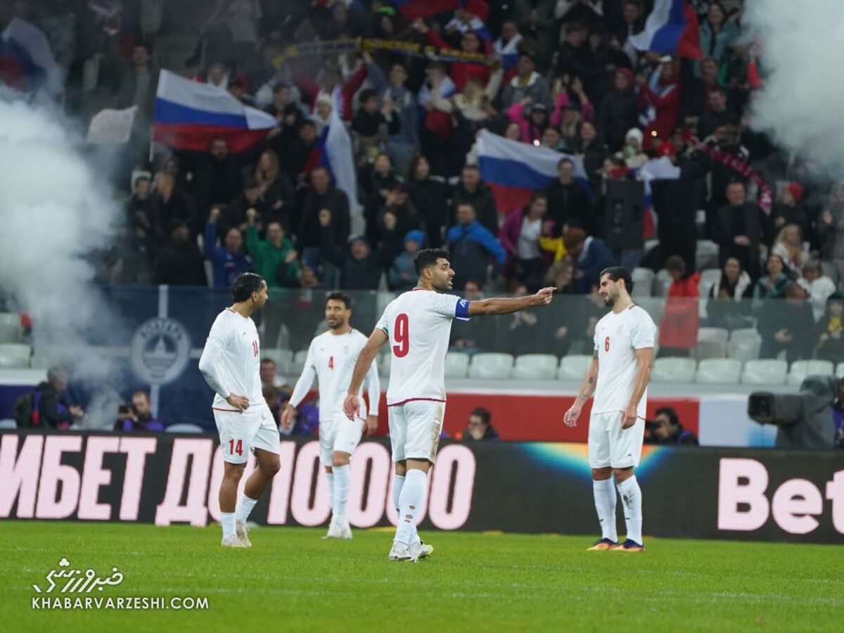 مهدی طارمی در دیدار ایران و روسیه