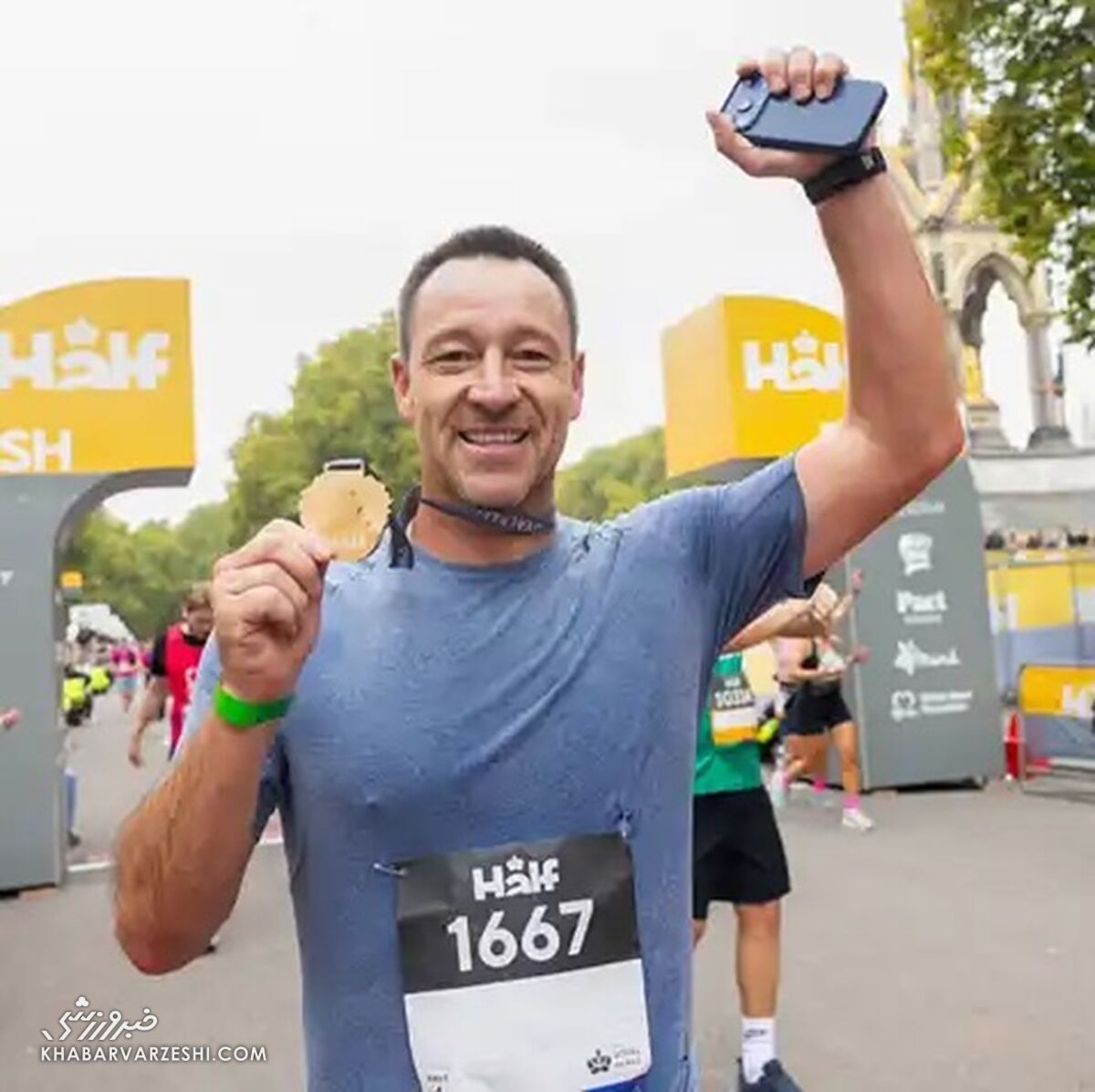 جان تری در نیمهماراتن لندن