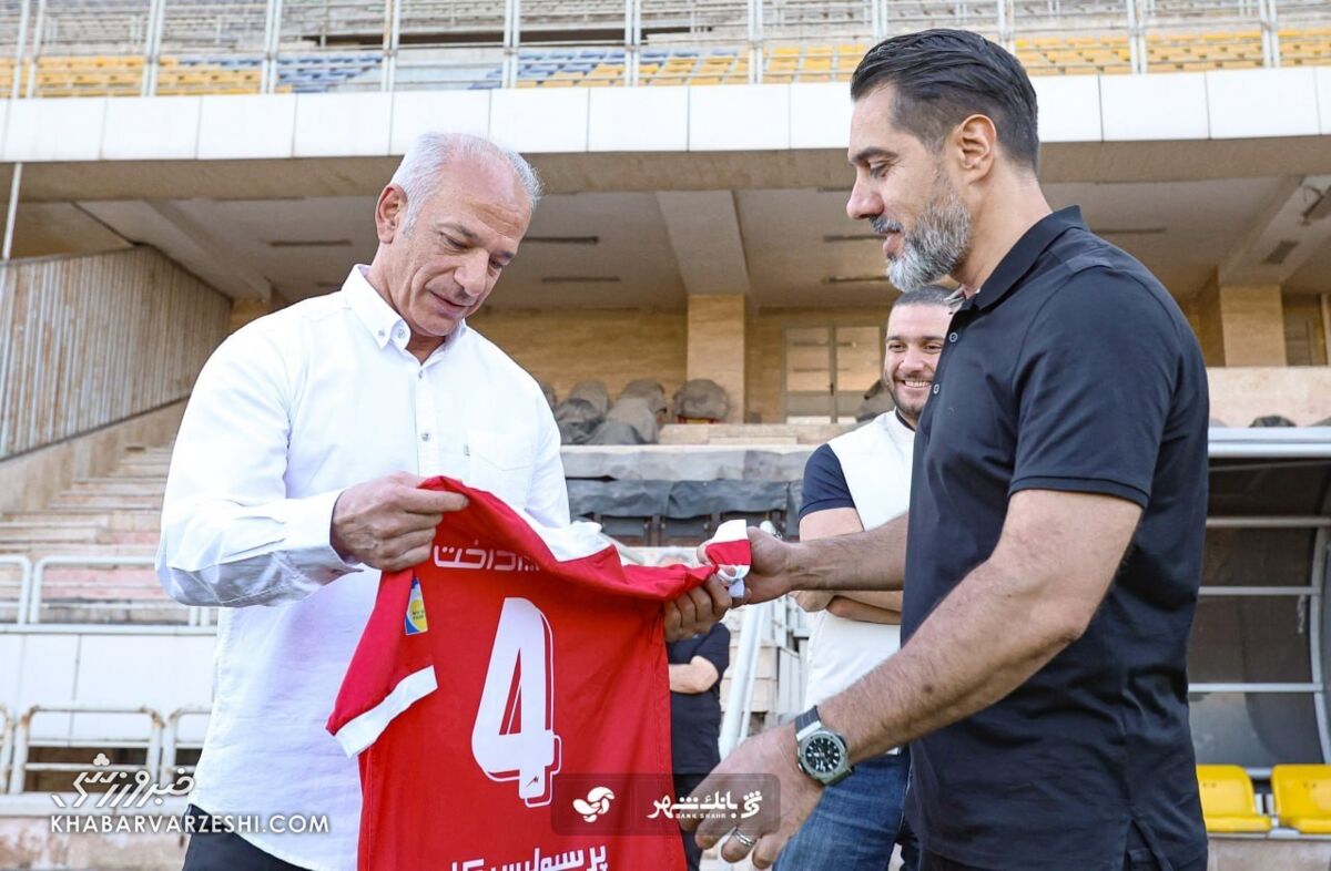 عکس| آقای اسطوره به پرسپولیس برگشت