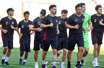 تمرین پرسپولیس انجام شد؛ هاشمیان بود یا نه؟/ غایب بزرگ سرخ‌ها به دنبال شکستن طلسم! +عکس