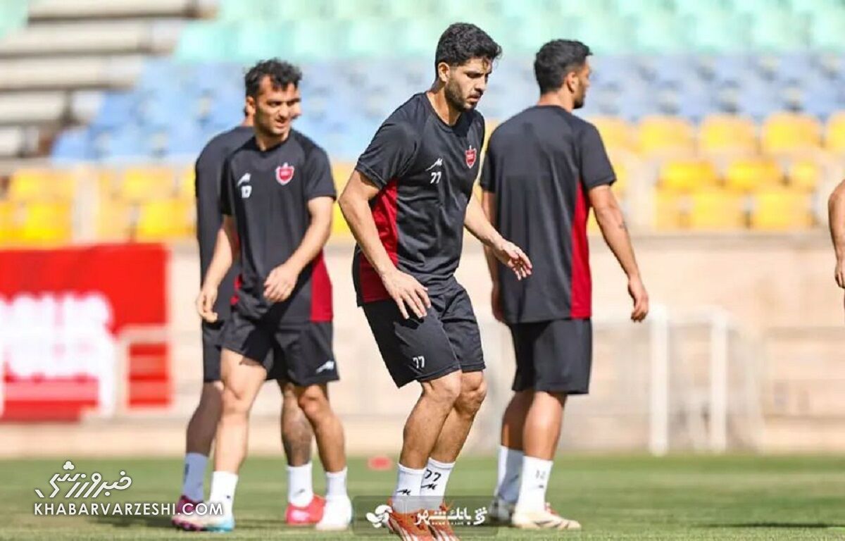 تمرین ریکاوری و تاکتیکی پرسپولیس پس از شکست
