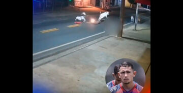 ویدیو| مرگ فوتبالیست برزیلی در اثر تصادف با گاو [هشدار تصاویر دلخراش]