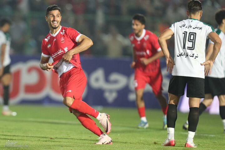 شادی گل علی علیپور؛ پرسپولیس - ذوبآهن